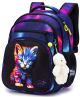 Школьный рюкзак SKY NAME для девочек 1-4 классов с котом Школьный рюкзак SKY NAME для девочек 1-4 классов с котом