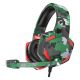 Дротова ігрова гарнітура НОСО Gaming headphones Hi-Res ESD08, USB, 2x3.5mm, 2m, Camouflage-Green