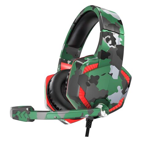 НОСО ESD08 Hi-Res Camouflage-Green Gaming Headphones