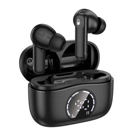 Наушники HOCO EQ22 Singer true wireless ANC+ENC noise reduction BT headset |BT5.4, 40/400mAh, 6-7h| black