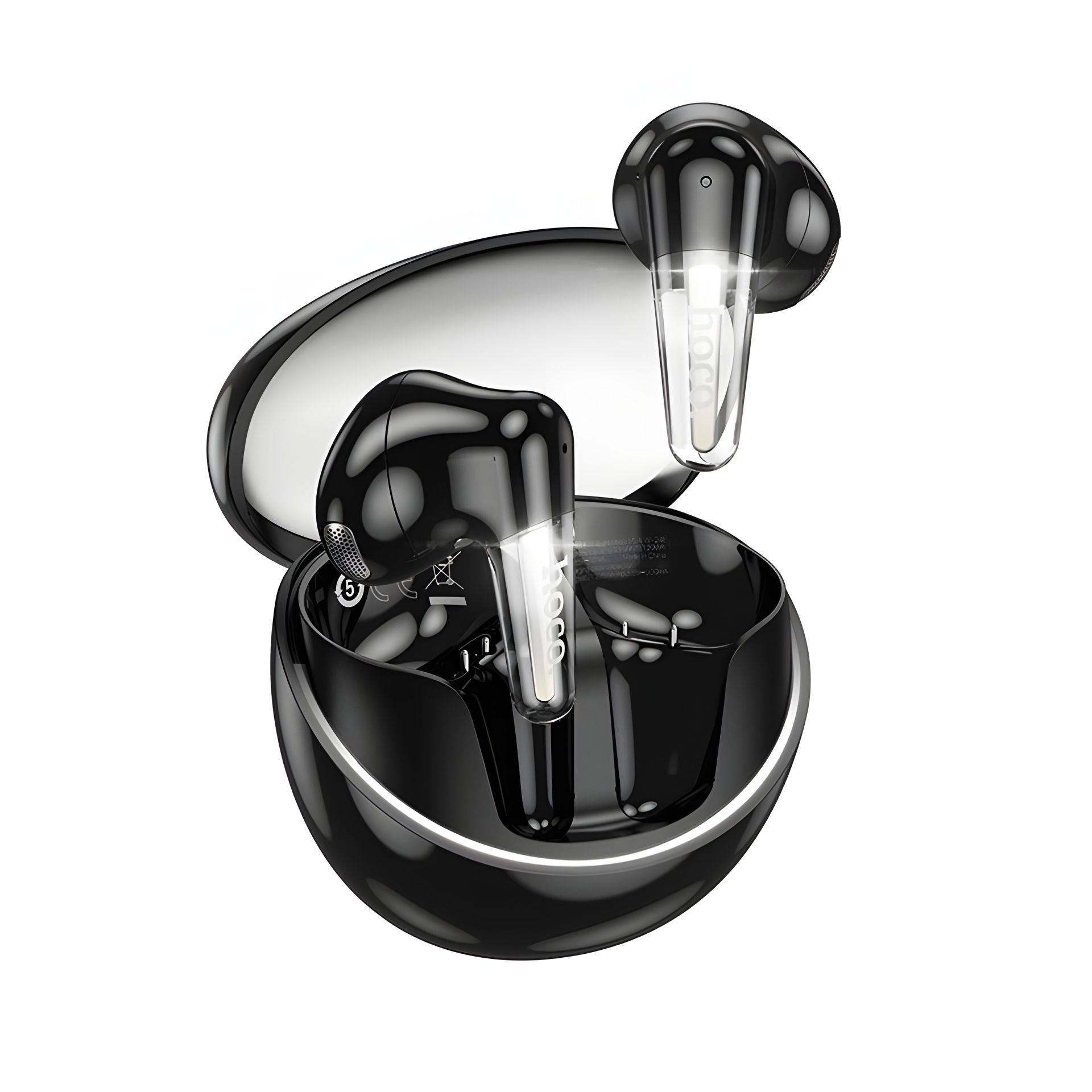 Бездротові навушники HOCO EW202 Magic true wireless BT headset, BT5.4, 35mAh, 350mAh, 6h, ipx4, black Бездротові навушники HOCO EW202 Magic true wireless BT headset, BT5.4, 35mAh, 350mAh, 6h, ipx4, black