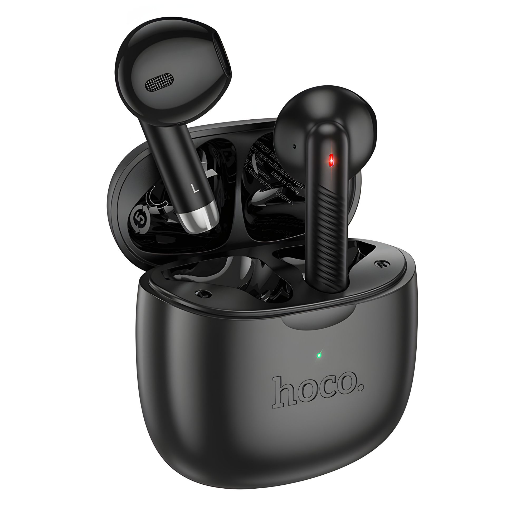 Бездротові навушники HOCO EW201 Graceful true wireless BT headset, BT5.4, 30mAh, 320mAh, 4h, black Бездротові навушники HOCO EW201 Graceful true wireless BT headset, BT5.4, 30mAh, 320mAh, 4h, black