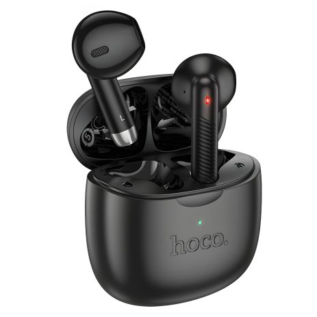 Бездротові навушники HOCO EW201 Graceful true wireless BT headset, BT5.4, 30mAh, 320mAh, 4h, black Бездротові навушники HOCO EW201 Graceful true wireless BT headset, BT5.4, 30mAh, 320mAh, 4h, black