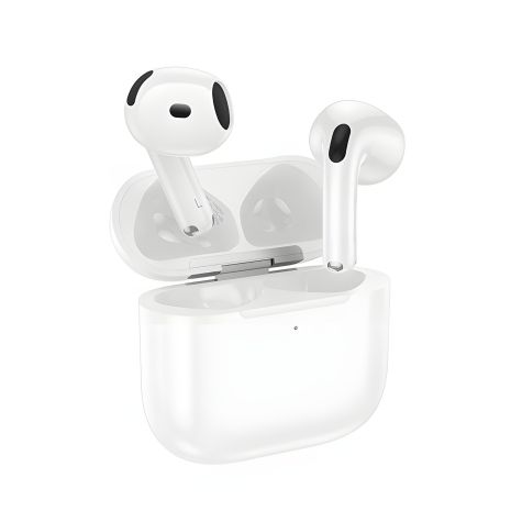 Бездротові навушники HOCO EW83 True wireless stereo headset, BT5.4, 30mAh, 300mAh, 4h, white Бездротові навушники HOCO EW83 True wireless stereo headset, BT5.4, 30mAh, 300mAh, 4h, white