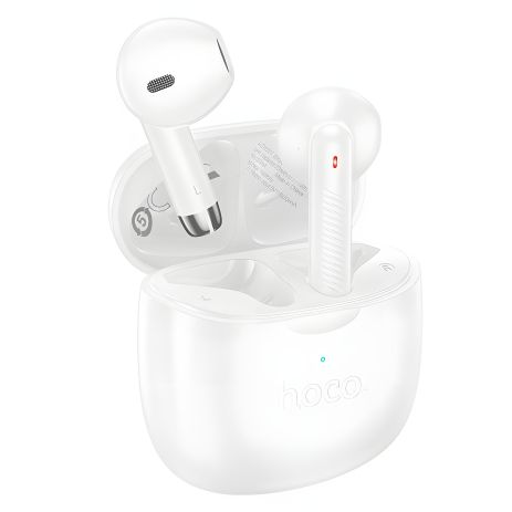Бездротові навушники HOCO EW201 Graceful true wireless BT headset, BT5.4, 30mAh, 320mAh, 4h, white Бездротові навушники HOCO EW201 Graceful true wireless BT headset, BT5.4, 30mAh, 320mAh, 4h, white