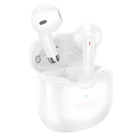 Бездротові навушники HOCO EW201 Graceful true wireless BT headset, BT5.4, 30mAh, 320mAh, 4h, white Бездротові навушники HOCO EW201 Graceful true wireless BT headset, BT5.4, 30mAh, 320mAh, 4h, white