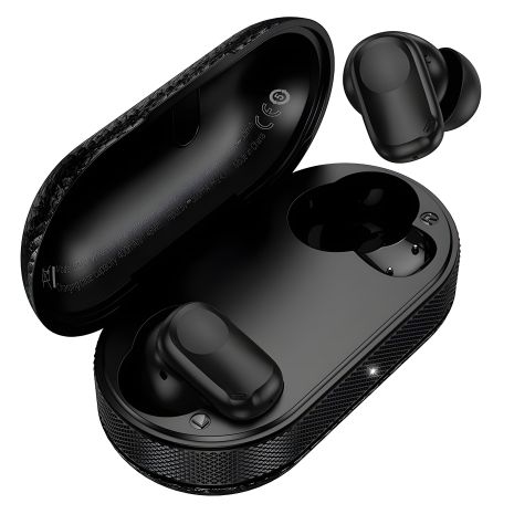 Бездротові навушники HOCO EQ19 Duke V true wireless BT headset, BT5.4, 40mAh, 400mAh, 7h, black Бездротові навушники HOCO EQ19 Duke V true wireless BT headset, BT5.4, 40mAh, 400mAh, 7h, black