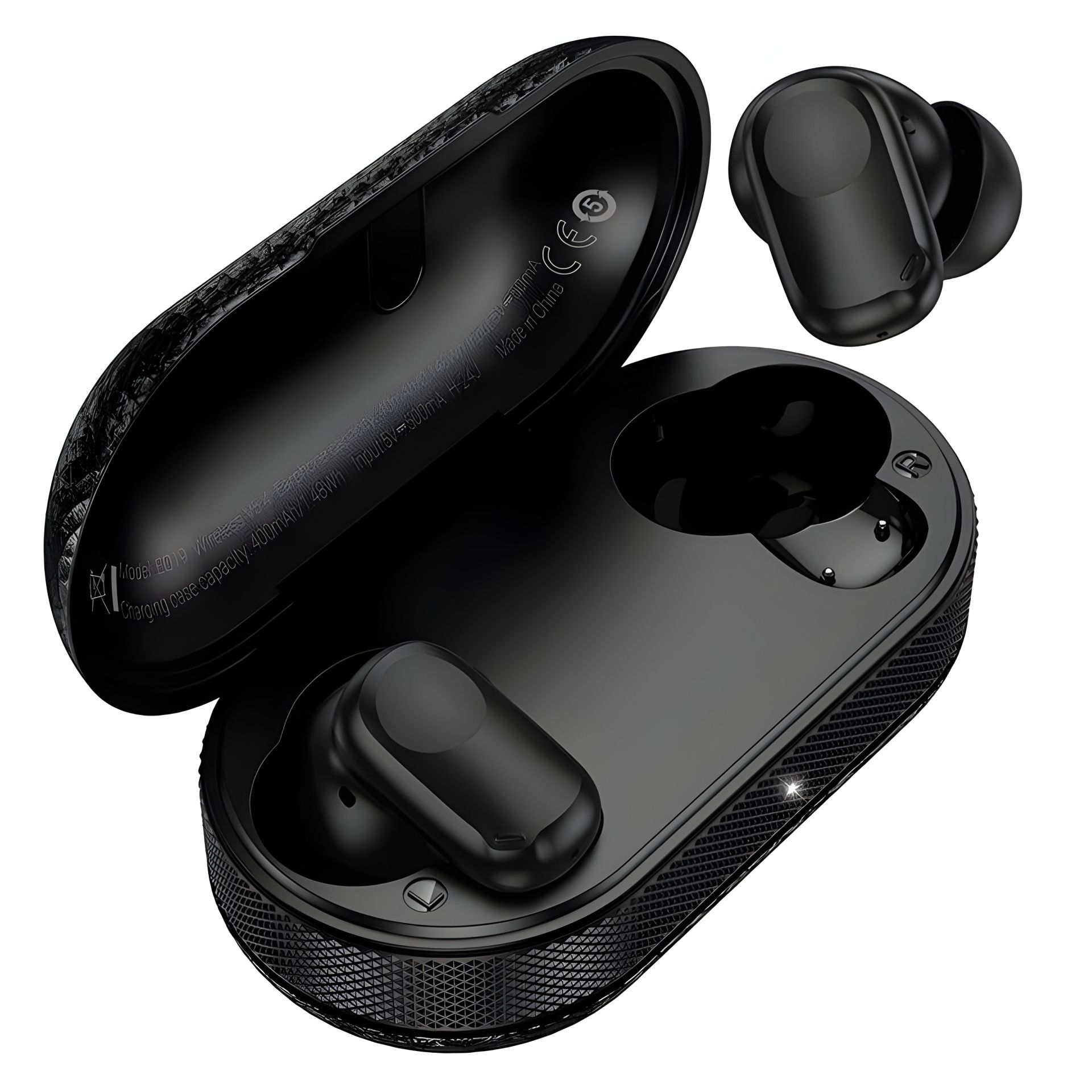 Бездротові навушники HOCO EQ19 Duke V true wireless BT headset, BT5.4, 40mAh, 400mAh, 7h, black Бездротові навушники HOCO EQ19 Duke V true wireless BT headset, BT5.4, 40mAh, 400mAh, 7h, black