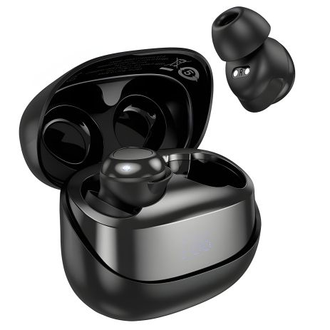 Бездротові навушники HOCO EW200 Elegant true wireless sleep BT headset IPX4, BT5.4, 30mAh, 400mAh, 4h, black Бездротові навушники HOCO EW200 Elegant true wireless sleep BT headset IPX4, BT5.4, 30mAh, 400mAh, 4h, black