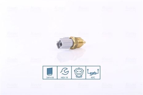 Датчик температури DAIMLER DAIMLER, ASTON MARTIN, VOLVO V50, NISSENS (207057)