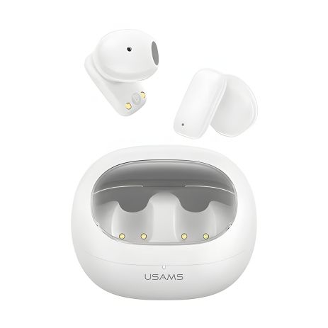 Bluetooth stereo гарнітура Usams US-TD22 TWS Earbuds - TD Series BT5.3, 30mAh, 230mAh, 4h, white Bluetooth stereo гарнітура Usams US-TD22 TWS Earbuds - TD Series BT5.3, 30mAh, 230mAh, 4h, white