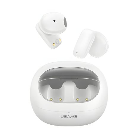 Гарнітура Bluetooth stereo Usams US-TD22 Earbuds TWS - TD Series BT5.3, 30mAh, 230mAh, 4h, white Гарнітура Bluetooth stereo Usams US-TD22 Earbuds TWS - TD Series BT5.3, 30mAh, 230mAh, 4h, white