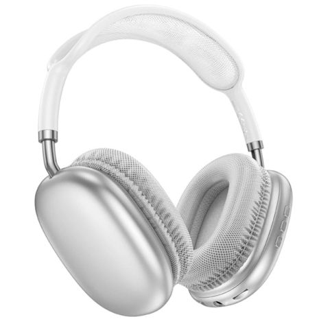 Блютуз Стерео Гарнитура Borofone BO22 Plus |BT5.3, AUX/TF| steel