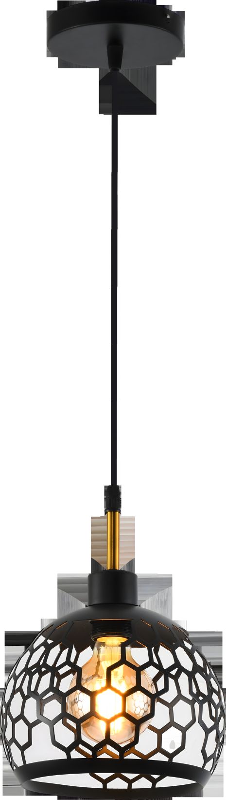 Подвесная люстра V XA3372-1 BK+золотая бронза