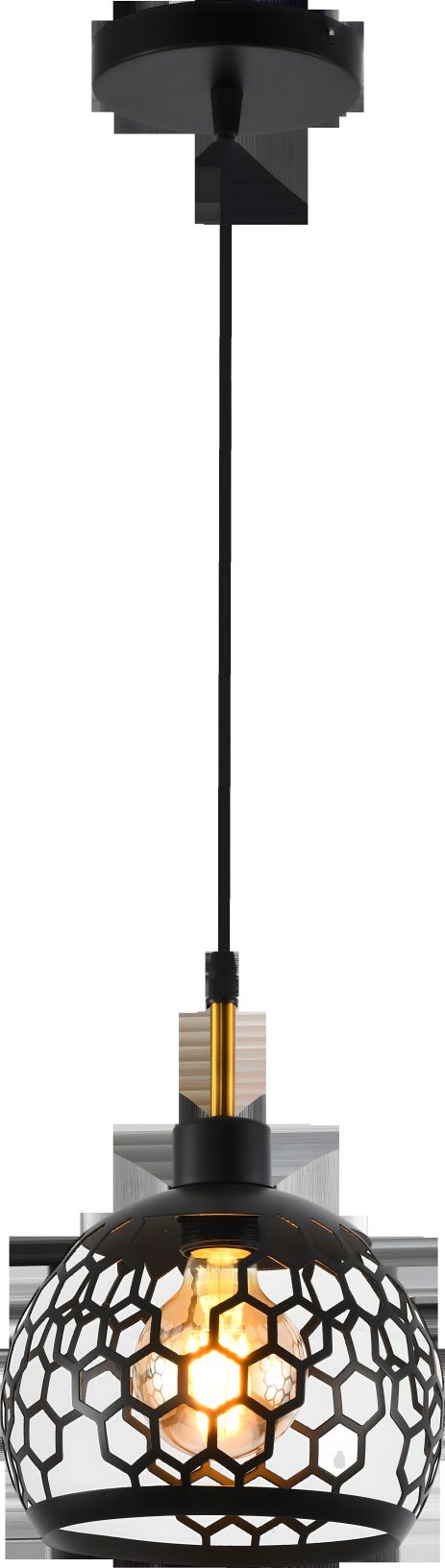 Подвесная люстра V XA3372-1 BK+золотая бронза Подвесная люстра V XA3372-1 BK+золотая бронза