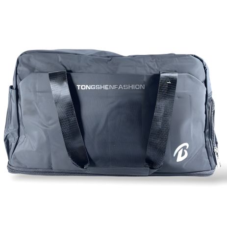 Водовідштовхувальна спортивна дорожня сумка унісекс 30 л з відділенням для взуття, сіра