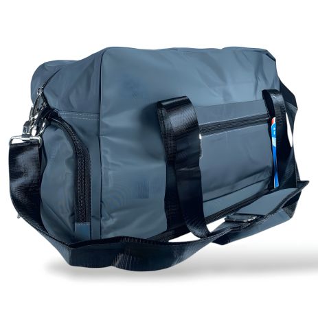 Спортивна дорожня сумка унісекс 30 л, водовідштовхувальна, зелена, з відділенням для взуття