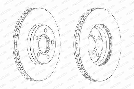 Гальмівний диск FORD Grand/C-MAX/Focus, FERODO (DDF2062C) Гальмівний диск FORD Grand/C-MAX/Focus, FERODO (DDF2062C)