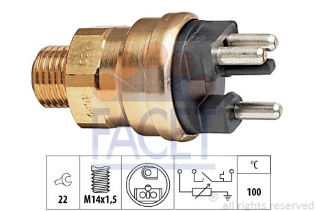 Датчик температури MERCEDES-BENZ T2/LN1, MERCEDES-BENZ G-CLASS, MERCEDES-BENZ T1, FACET (73529)