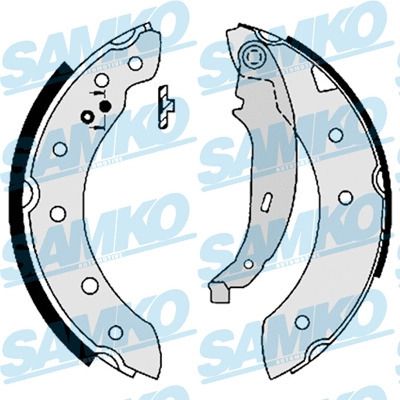 Комплект гальмівних колодок DACIA LOGAN, PEUGEOT 306, CITROËN ZX, SAMKO (87130)