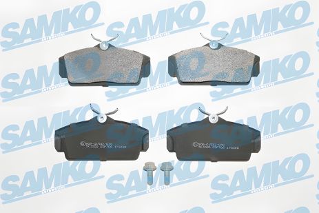 Комплект гальмівних колодок NISSAN ALMERA, NISSAN PRIMERA, SAMKO (5SP706) Комплект гальмівних колодок NISSAN ALMERA, NISSAN PRIMERA, SAMKO (5SP706)