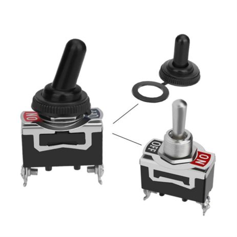 Уличный выключатель кнопка в боксе DC 12-24v