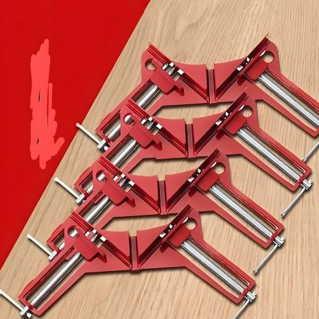 Комплект кутових металевих струбцин-затискачів 90 Комплект кутових металевих струбцин-затискачів 90