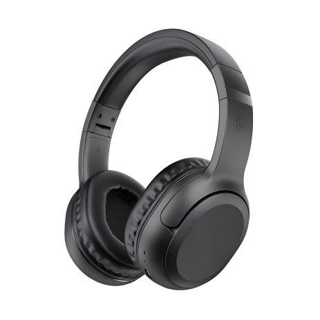 Бездротова стерео гарнітура Usams USAMS-YG23 Wireless Headphone-Yun Series, BT5.3, 40h, black Бездротова стерео гарнітура Usams USAMS-YG23 Wireless Headphone-Yun Series, BT5.3, 40h, black