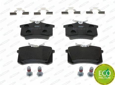 Тормозные колодки комплект SEAT ALTEA, PEUGEOT 1007, RENAULT SCÉNIC, FERODO (FDB1491)