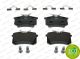 Комплект гальмівних колодок SEAT ALTEA, PEUGEOT 1007, RENAULT SCÉNIC, FERODO (FDB1491)