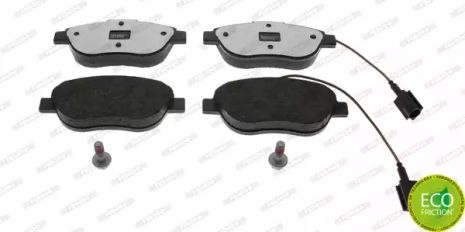 Комплект гальмівних колодок OPEL COMBO, LANCIA DELTA, FIAT DOBLO, FERODO (FDB1467)
