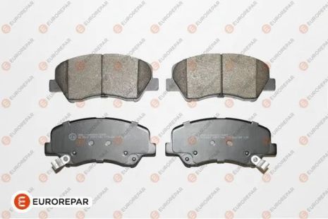 Комплект тормозных колодок KIA RIO, HYUNDAI ACCENT, HYUNDAI i20, EUROREPAR (1623057080)