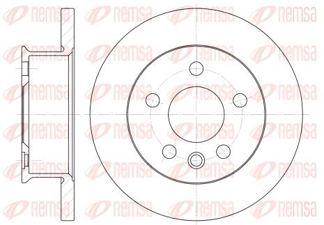 VW TRANSPORTER гальмівний диск, REMSA (641400) VW TRANSPORTER гальмівний диск, REMSA (641400)