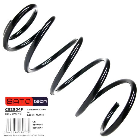 Пружина підвіски Chevrolet Lacetti, Daewoo Nubira, SATO (CS2304F)