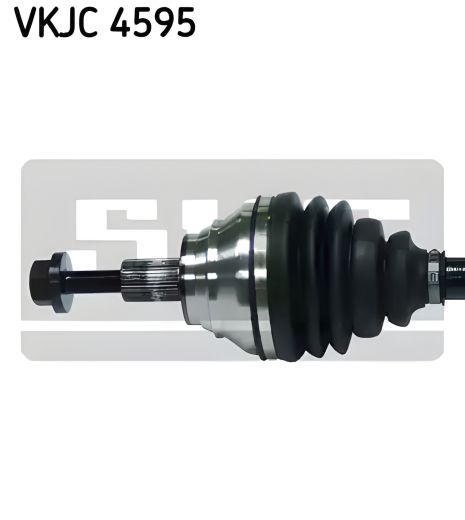Приводний вал, піввісь SKODA OCTAVIA, SEAT LEON, AUDI A3, SKF (VKJC4595)