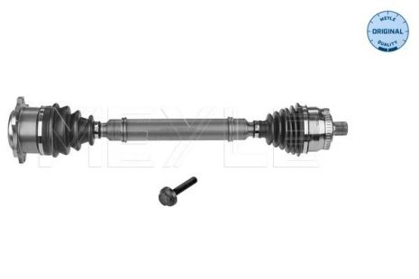 Вал приводной, полуось SKODA SUPERB, VW PASSAT, AUDI A4, MEYLE (1004980671)