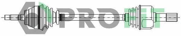 Вал приводной, полуось PEUGEOT J5, FIAT TALENTO, CITROËN C25, PROFIT (27300082) Вал приводной, полуось PEUGEOT J5, FIAT TALENTO, CITROËN C25, PROFIT (27300082)
