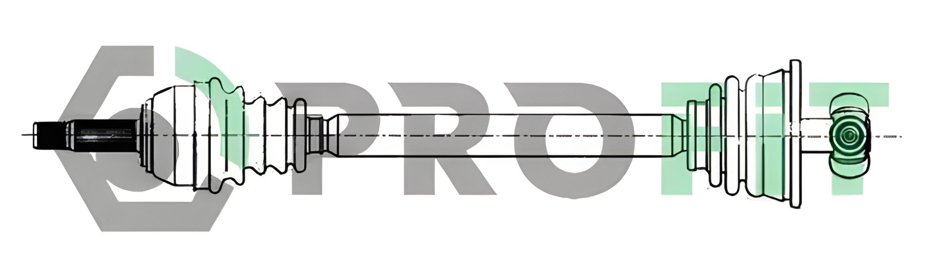 Приводний вал, піввісь PROFIT (27300074), RENAULT 19 Приводний вал, піввісь PROFIT (27300074), RENAULT 19