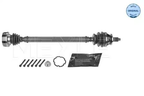 Вал приводний, піввісь ПР. SEAT CORDOBA, VW POLO, SKODA ROOMSTER, MEYLE (1004980629)