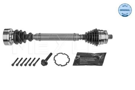 Вал приводной, полуось VW PASSAT, AUDI A4, MEYLE (1004980698)