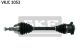 Вал приводной, полуось SEAT LEON, VW NEW, SKODA OCTAVIA, SKF (VKJC1053)