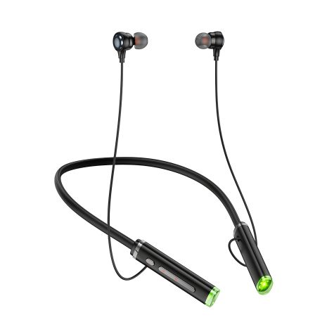 Бездротові навушники HOCO ES72 Benevolent neck-mounted BT earphones, BT5.4, 200mAh, 30h, black Бездротові навушники HOCO ES72 Benevolent neck-mounted BT earphones, BT5.4, 200mAh, 30h, black