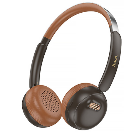 Наушники HOCO W62 Verso retro BT headphones |BT5.4, 30h| brown