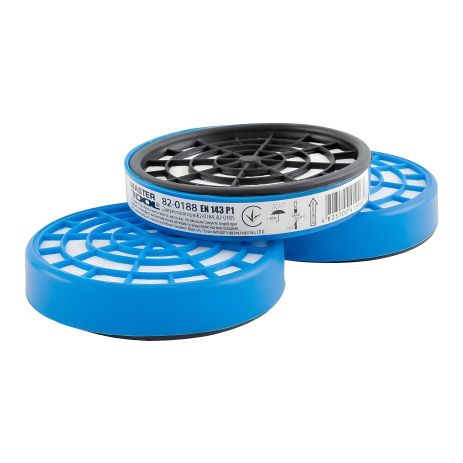 Фільтр протиаерозольний змінний EN 143 P1 набір 12 шт MASTERTOOL (82-0188)