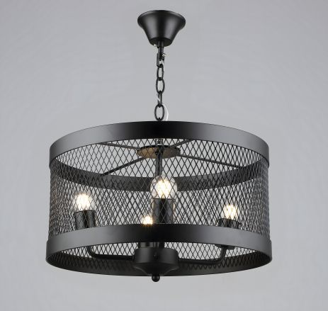 Подвесная люстра лофт Sirius B S2459/4 BK черная