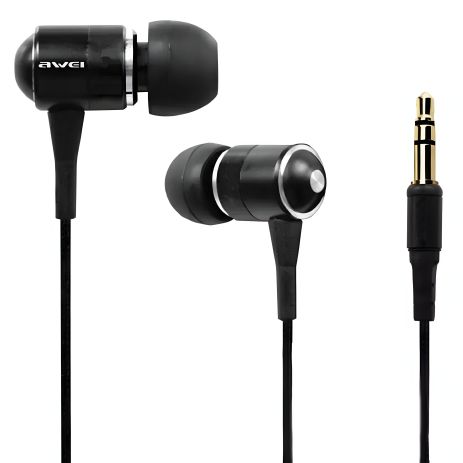 Черные наушники AWEI ES-Q3 Черные наушники AWEI ES-Q3