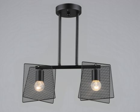 Сіріус B лофт люстра S2469/2 чорна Сіріус B лофт люстра S2469/2 чорна