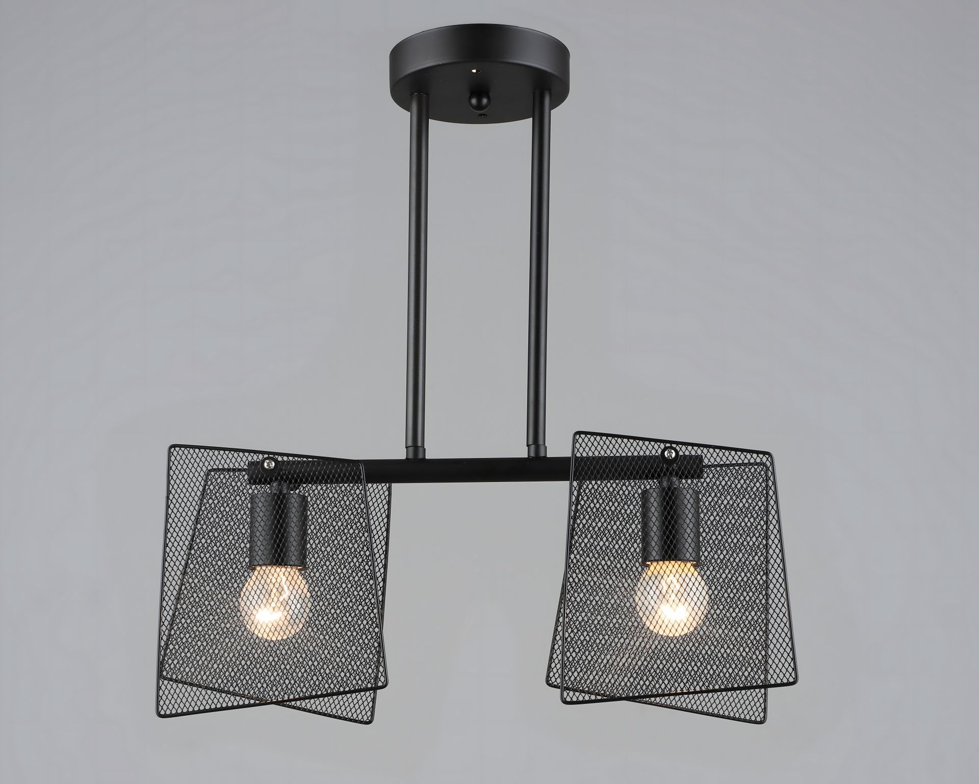 Сіріус B лофт люстра S2469/2 чорна Сіріус B лофт люстра S2469/2 чорна