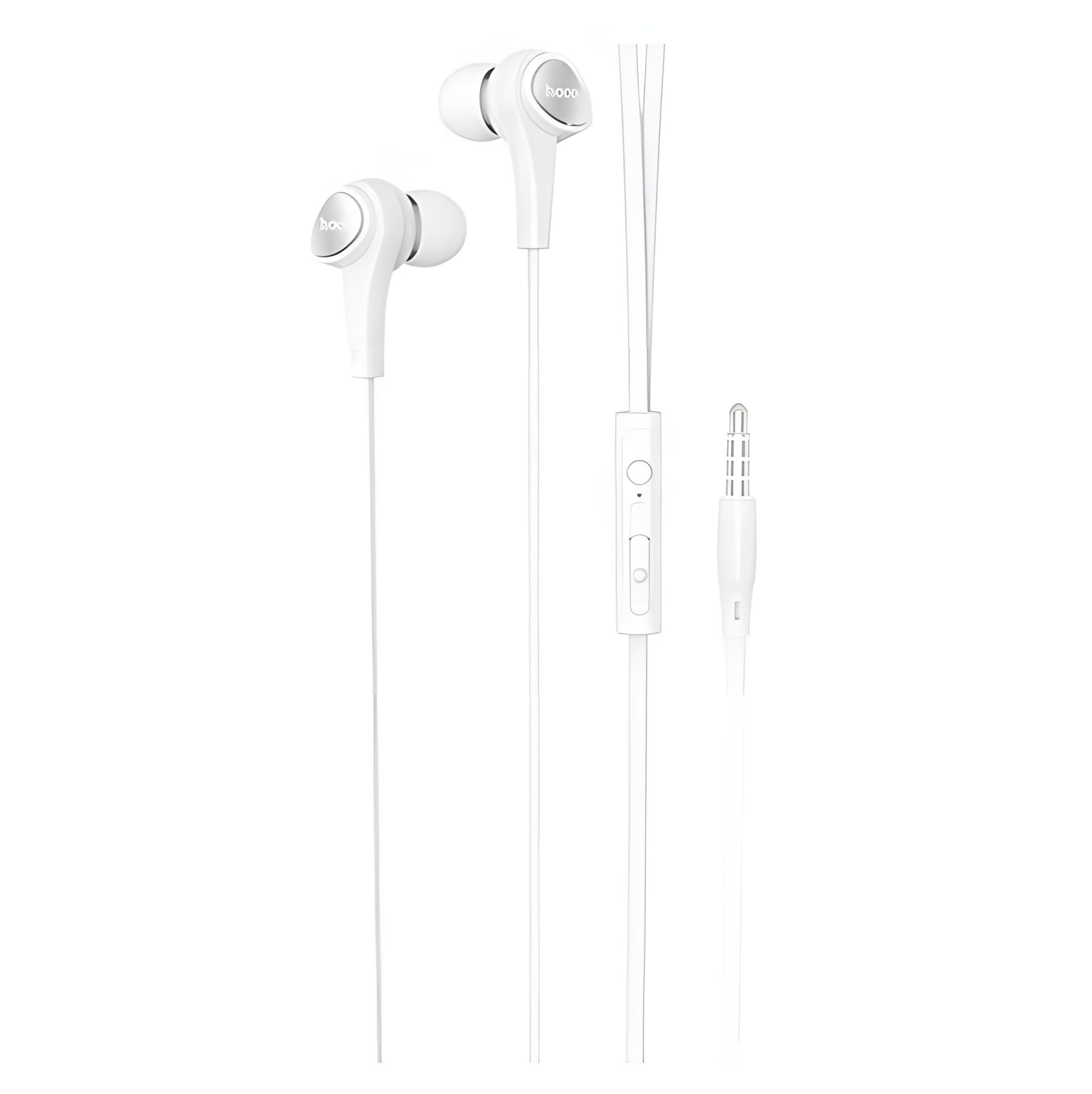 Дротові вакуумні навушники HOCO M66 Passion in-line control eaphones with mic Hi-Res, 3.5mm, 1.2m, white Дротові вакуумні навушники HOCO M66 Passion in-line control eaphones with mic Hi-Res, 3.5mm, 1.2m, white