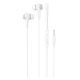 Наушники HOCO M66 Passion in-line control eaphones with mic Hi-Res white
